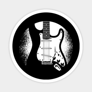 Vintage Guitar Graphic - For Men & Women Guitarists Magnet